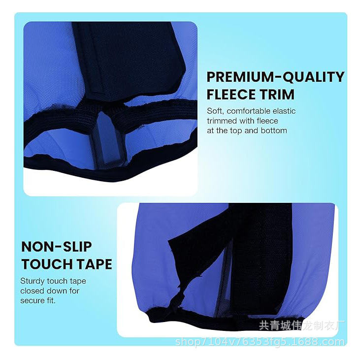 Blue Horse Leg Protectors Breathable Mesh Equestrian Boots