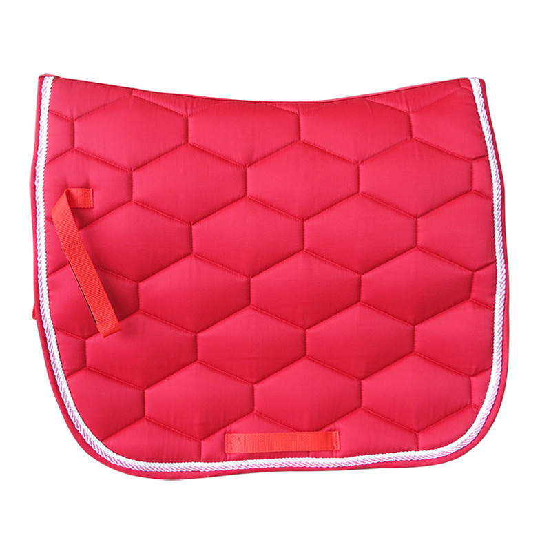 Saddle Pad Thick Cotton Filled Double Piping PD019