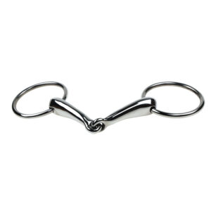 Stainless Steel Hollow Jointed Mouth Ring Snaffle Bit