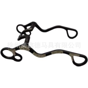 Blackened Horse Bit Mouthpiece Equestrian Accessories Tack