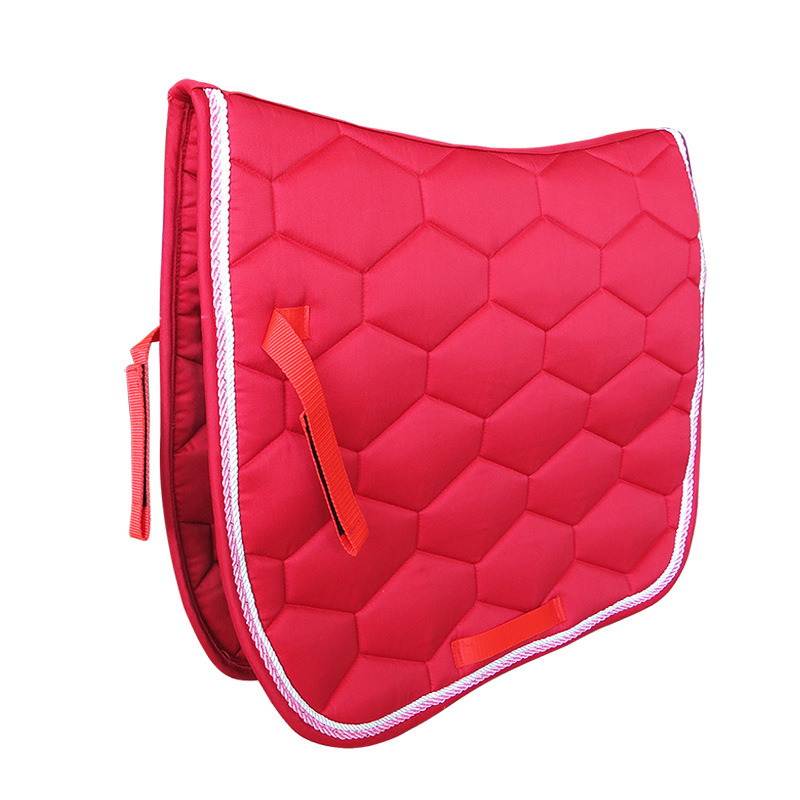 Saddle Pad Thick Cotton Filled Double Piping PD019