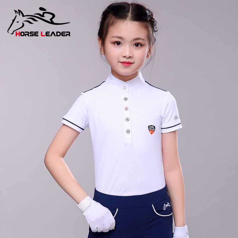 Summer Equestrian T-Shirt Short-Sleeve For Children
