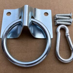 Iron Plate Horse Stable Door Ring Set