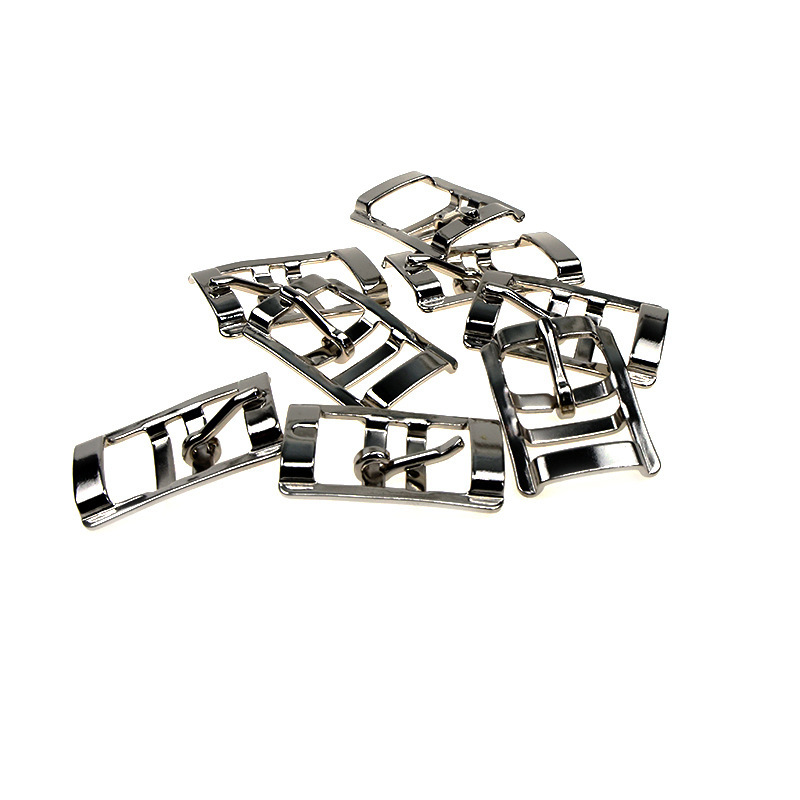 Nickel Plated Iron Horse Halter Buckle 2 mm Thick BK8105