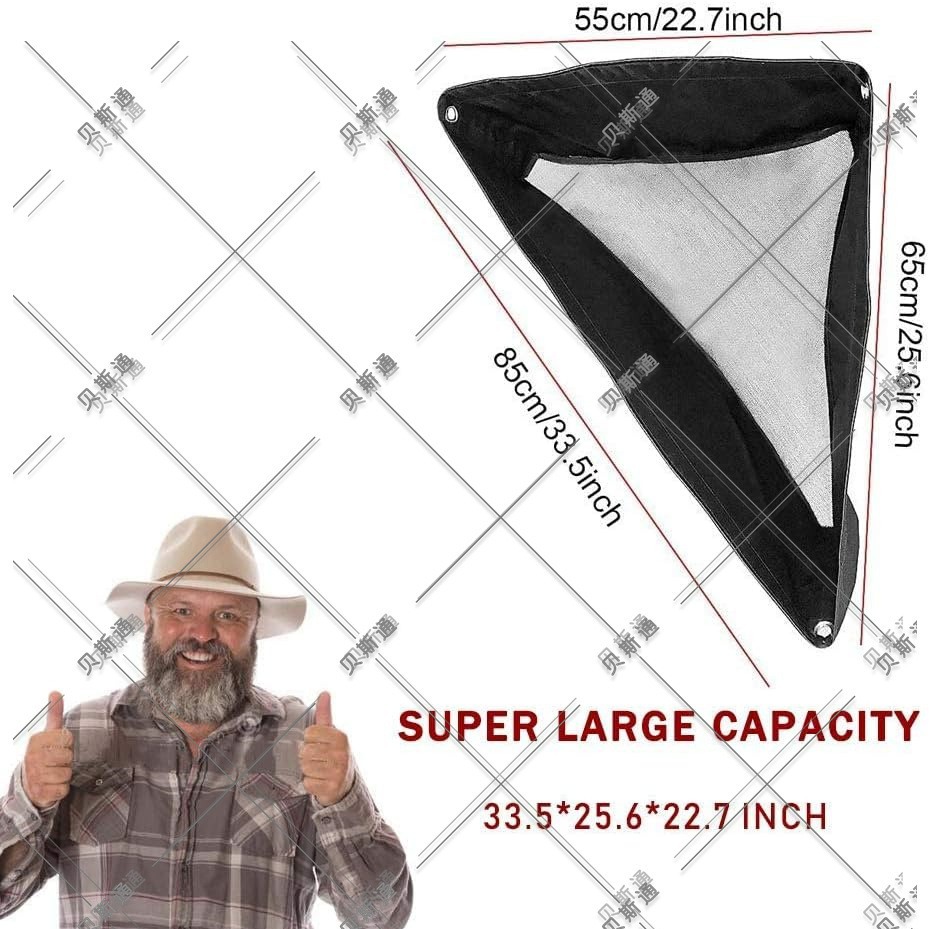 Triangle Horse Feeding Bag 85x65x55cm 600D Oxford