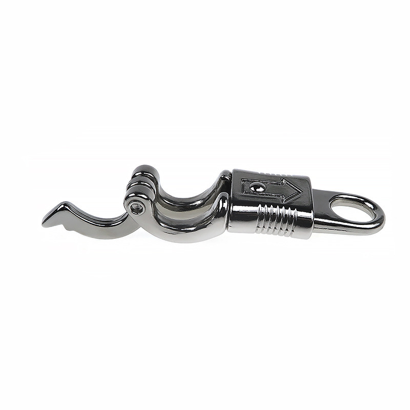 Zinc Alloy Nickel Plated Horse Rope Panic Snap 14 mm BKZ8054