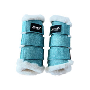 Fleece Wool Horse Leg Protection Glitter Dressage Boots