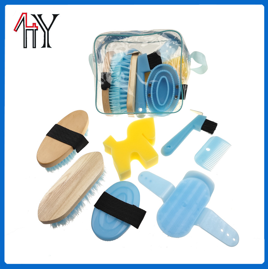 Children's Horse Grooming Toy Set In Clear Plastic Bag