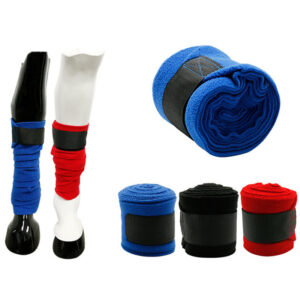 Thickened Fleece Horse Leg Wraps for Equestrian Protection